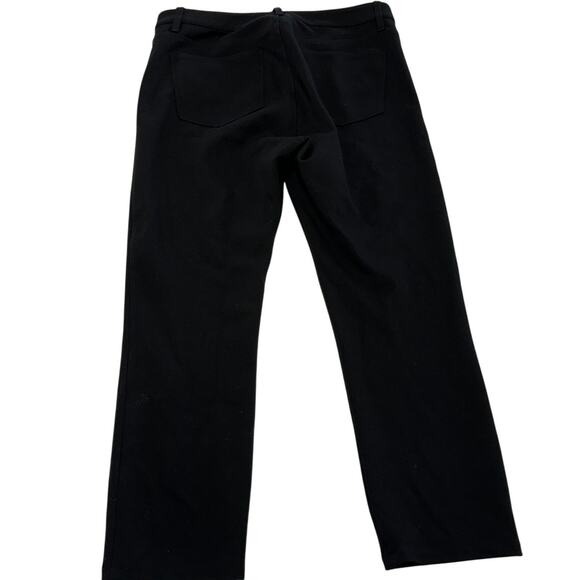 L'Agence Pants‎ Womens 30 Black Gigi Ponte Ankle Crop Trousers Career - Picture 2 of 9